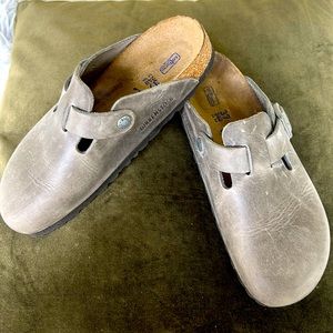 Birkenstock: Boston style, oiled nubuck leather